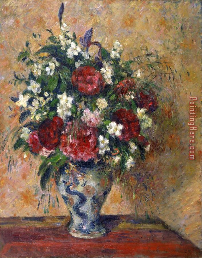 Camille Pissarro Still Life with Peonies And Mock Orange